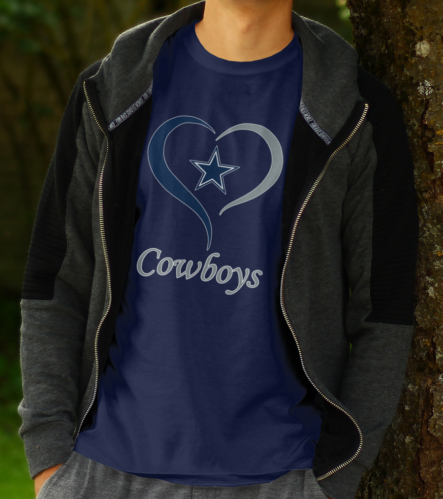 Cowboys Star Heart T-Shirt