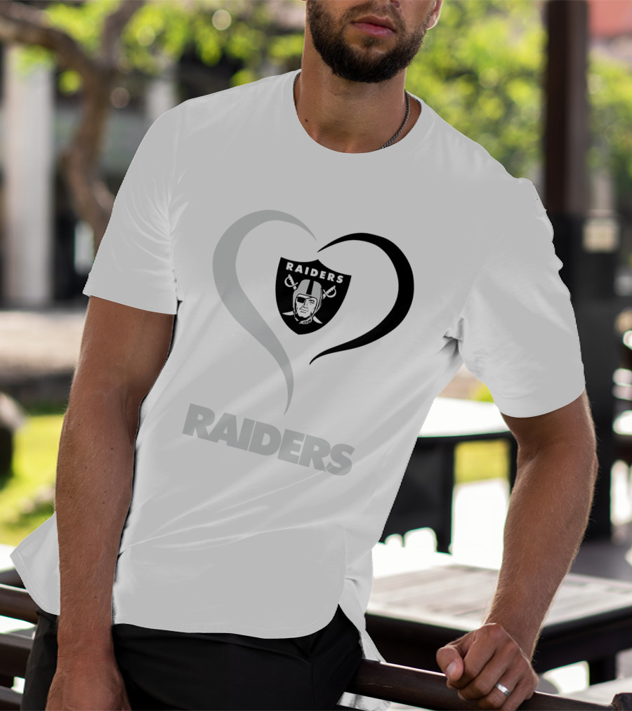 Raiders Heart Las Vegas Raiders T-Shirt