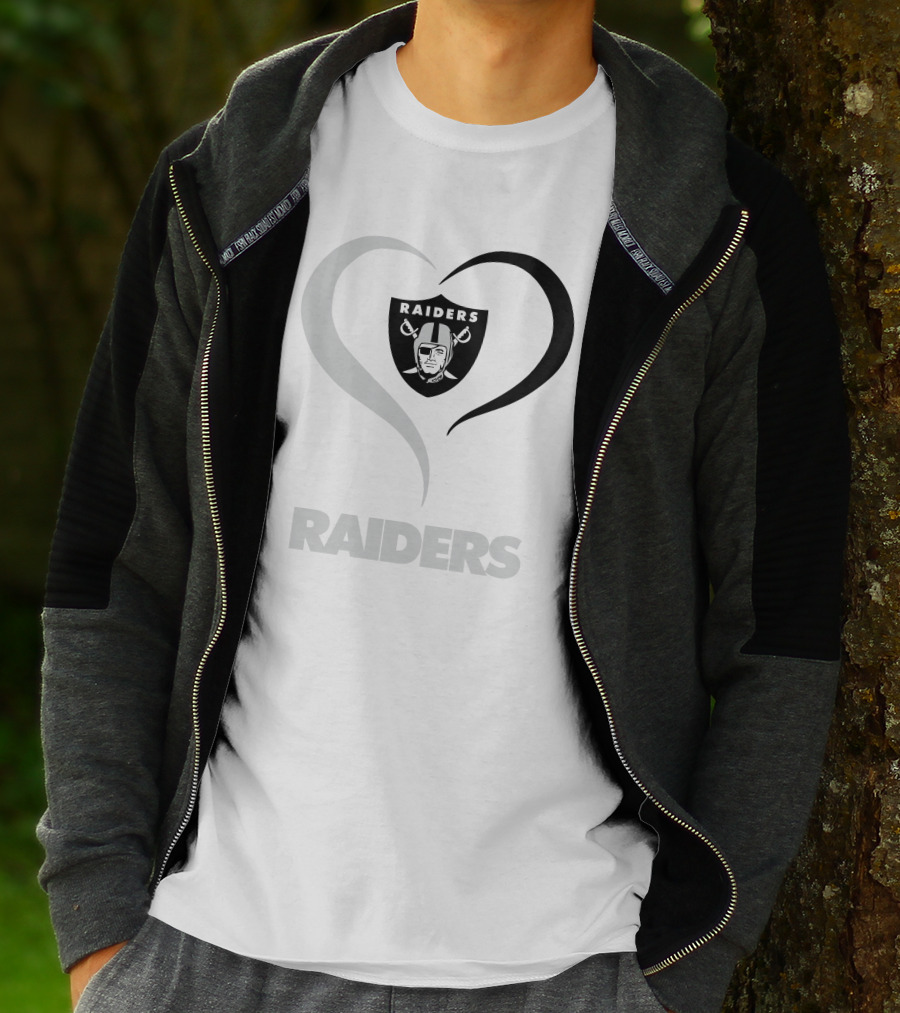 Raiders Heart Las Vegas Raiders T-Shirt