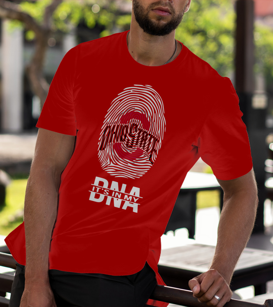 Ohio State Buckeyes Fingerprint It's In My DNA T-Shirt