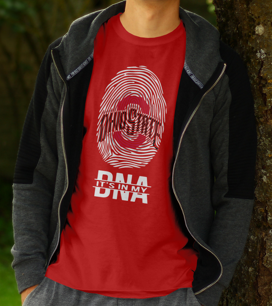 Ohio State Buckeyes Fingerprint It's In My DNA T-Shirt