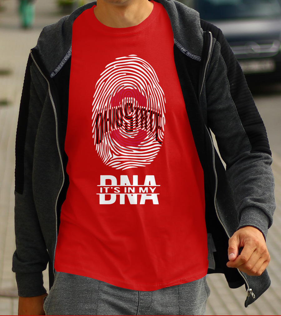 Ohio State Buckeyes Fingerprint It's In My DNA T-Shirt
