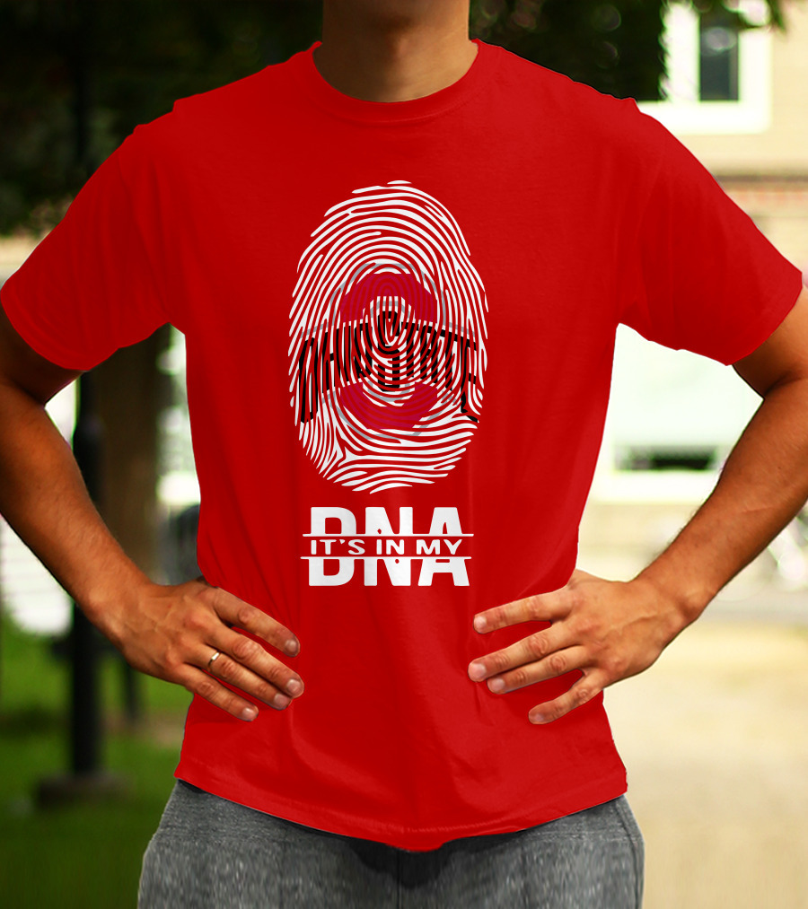 Ohio State Buckeyes Fingerprint It's In My DNA T-Shirt
