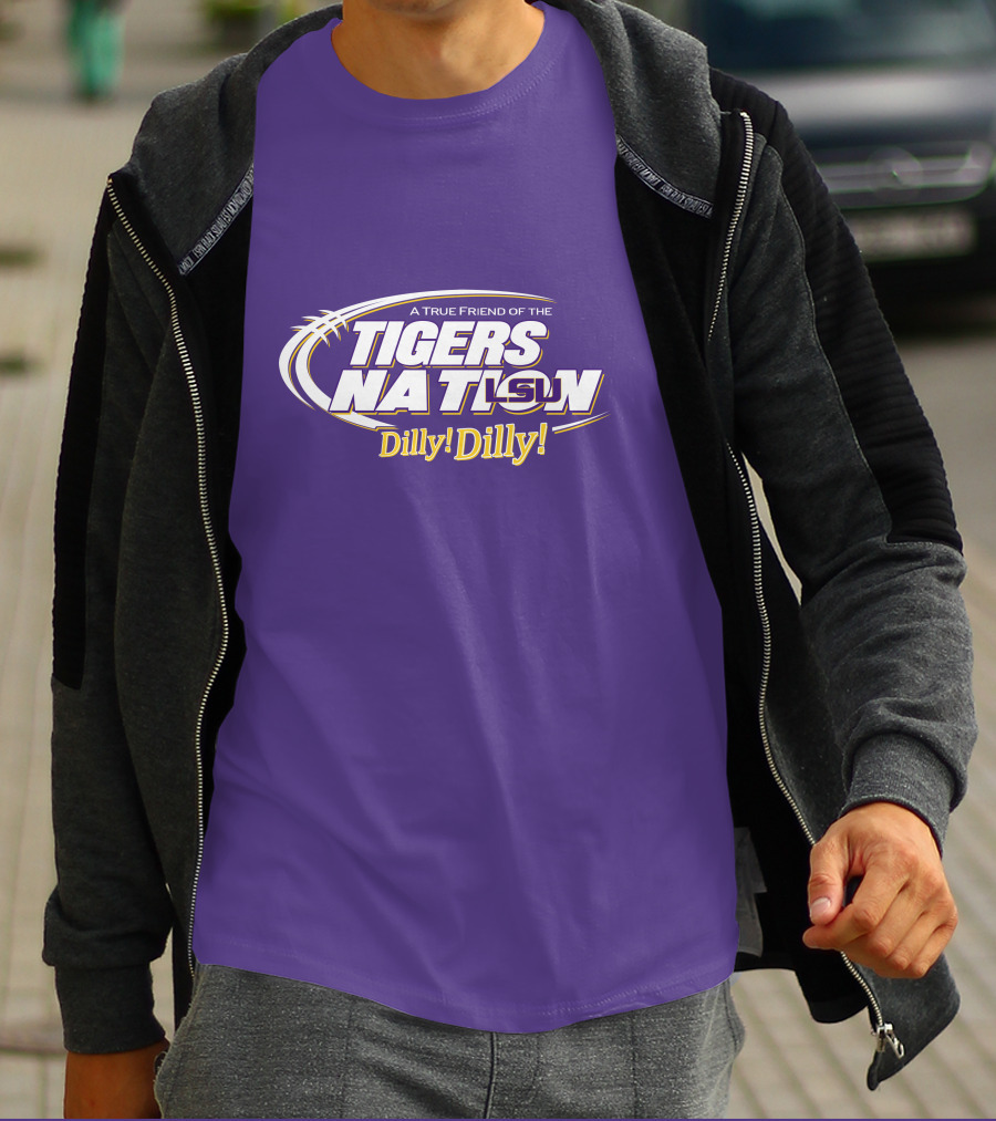A True Friend Of The LSU Tigers Nation Dilly Dilly T-Shirt
