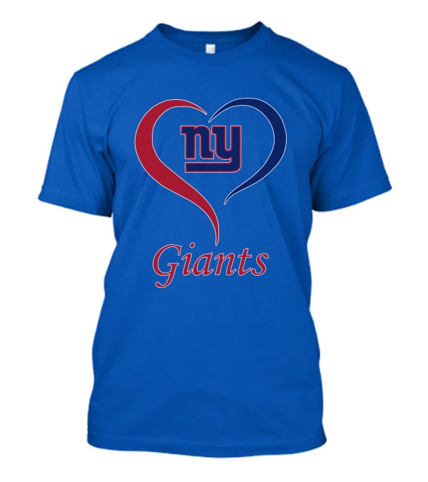 Ny Giants Heart Fan Love T-Shirt