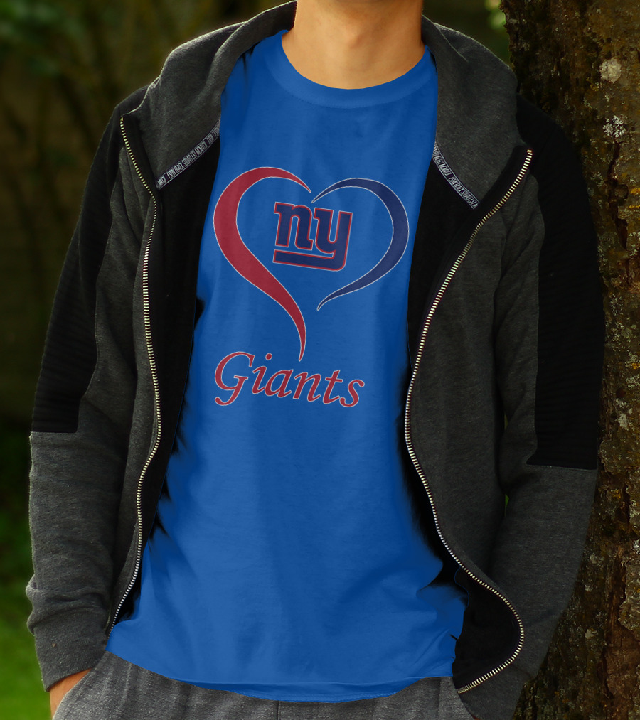 Ny Giants Heart Fan Love T-Shirt
