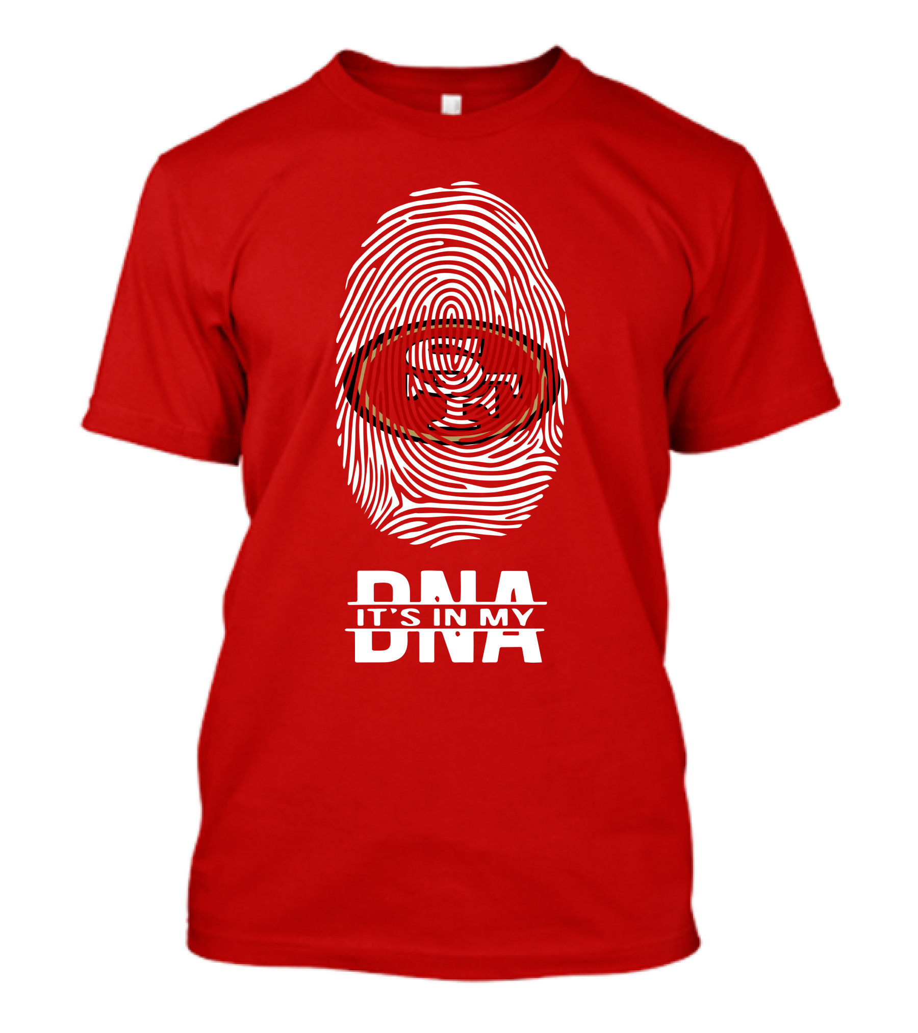 San Francisco 49ers It's In My DNA Fingerprint T-Shirt