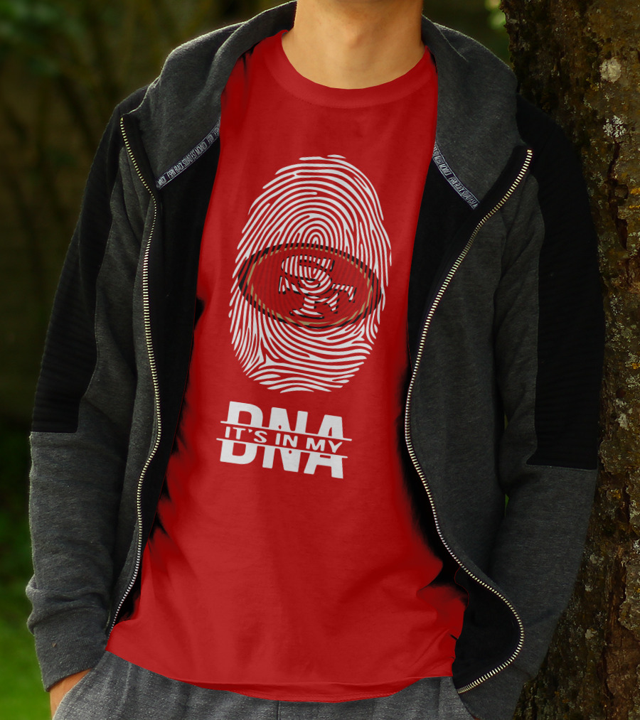 San Francisco 49ers It's In My DNA Fingerprint T-Shirt