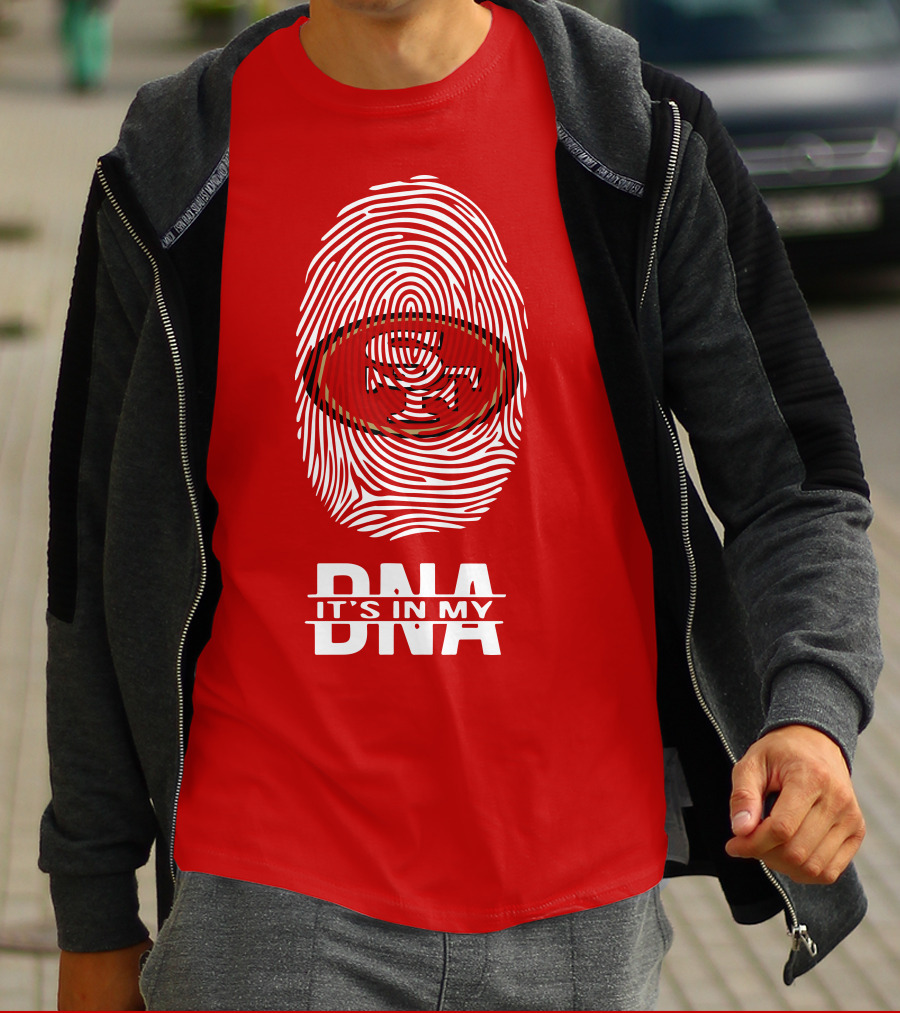 San Francisco 49ers It's In My DNA Fingerprint T-Shirt
