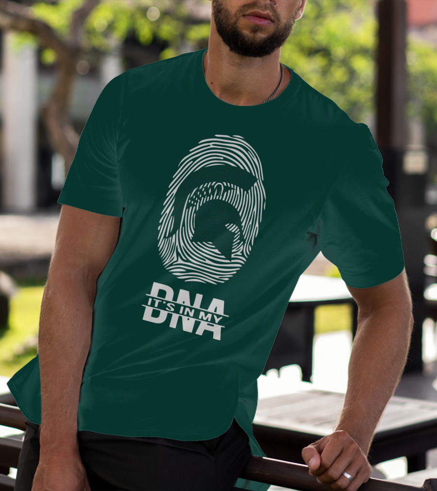 Michigan State Spartans Fingerprint It's In My DNA T-Shirt