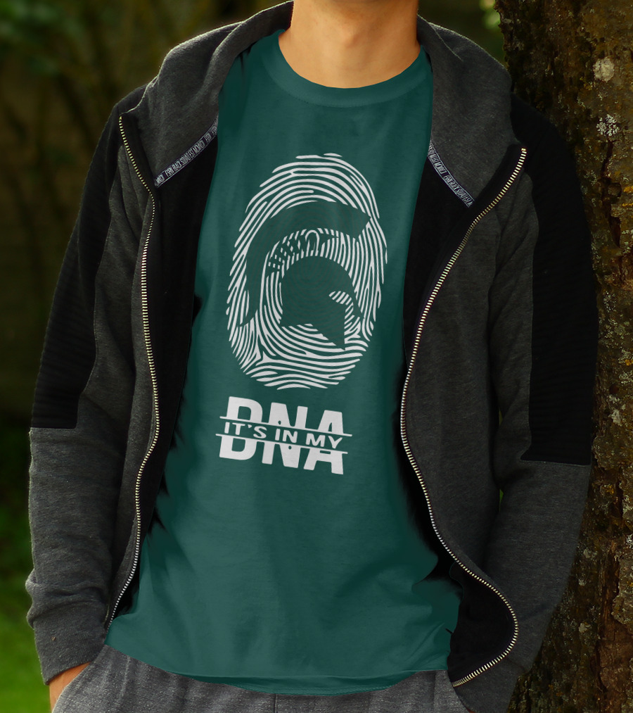 Michigan State Spartans Fingerprint It's In My DNA T-Shirt