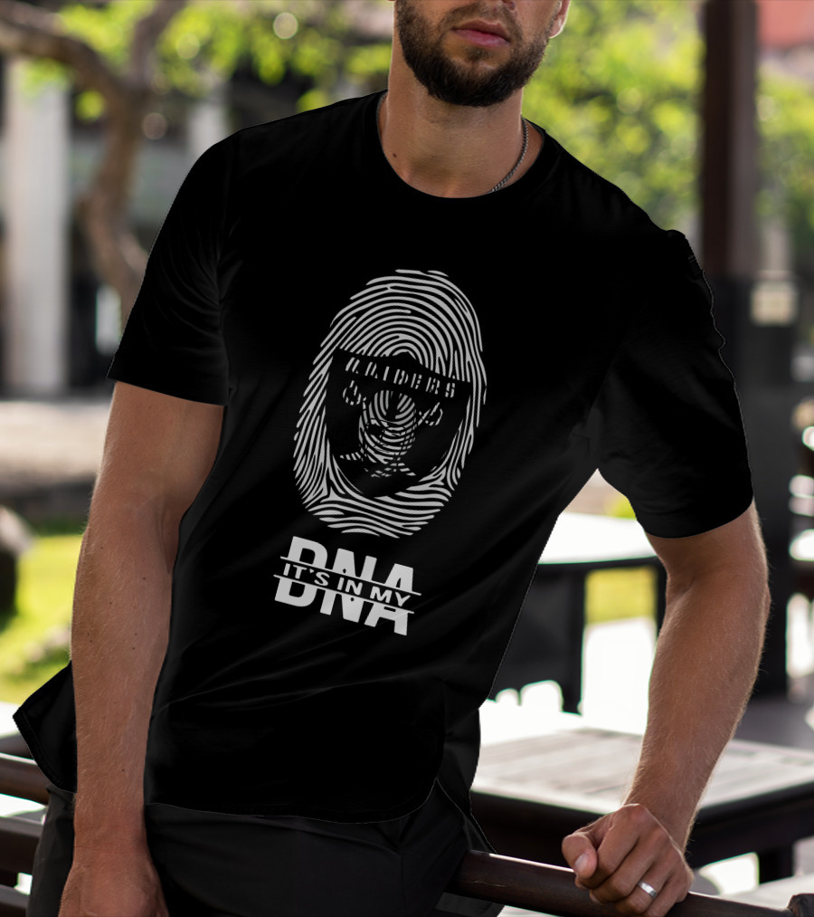 Las Vegas Raiders Fingerprint It's In My DNA T-Shirt