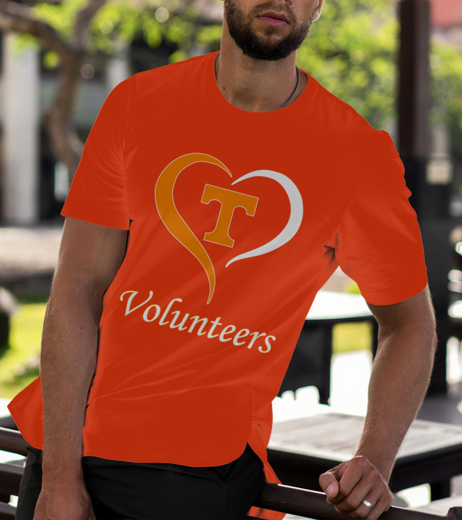 Heart T Tennessee Volunteers T-Shirt