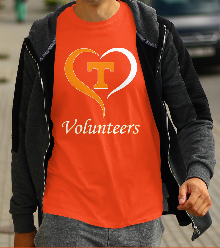 Heart T Tennessee Volunteers T-Shirt