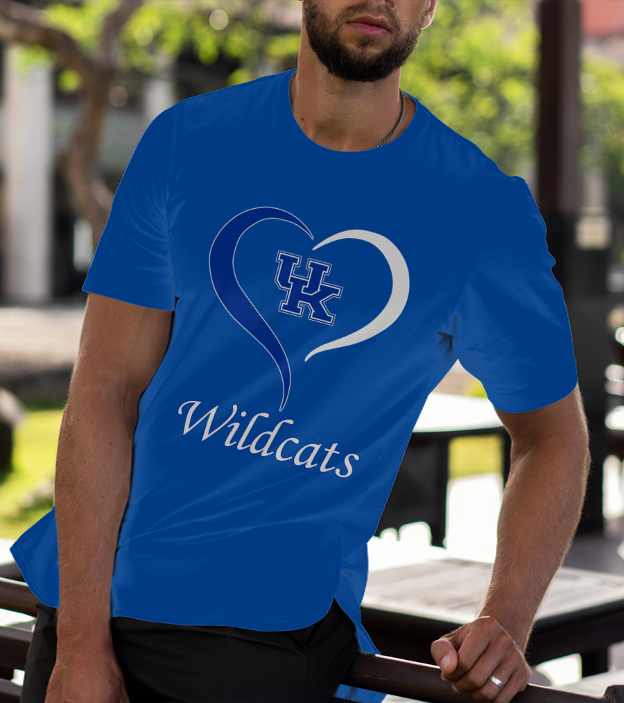 UK Wildcats Heart Wildcats T-Shirt