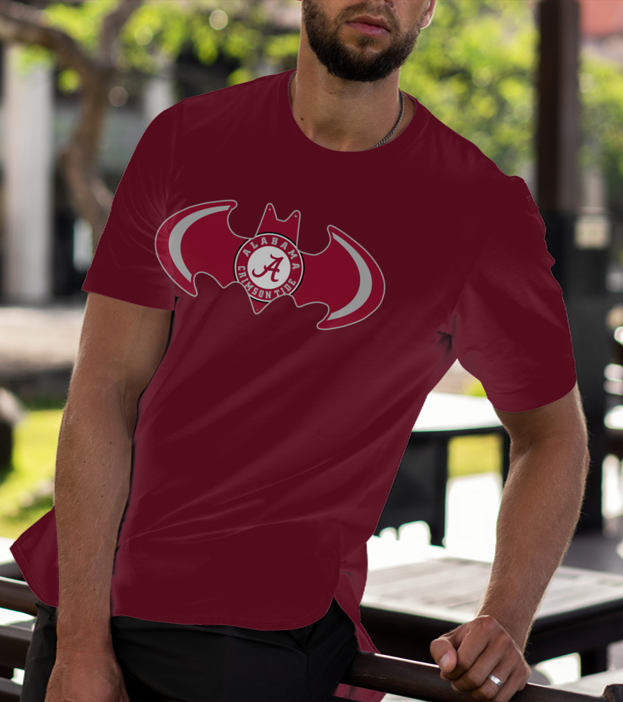 Alabama Crimson Tide Bat Symbol T-Shirt