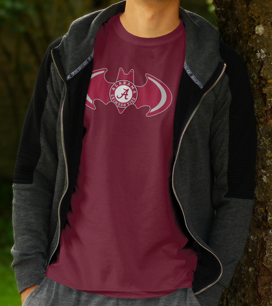 Alabama Crimson Tide Bat Symbol T-Shirt