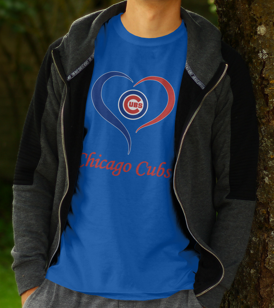 Chicago Cubs Heart Symbol Cubs T-Shirt