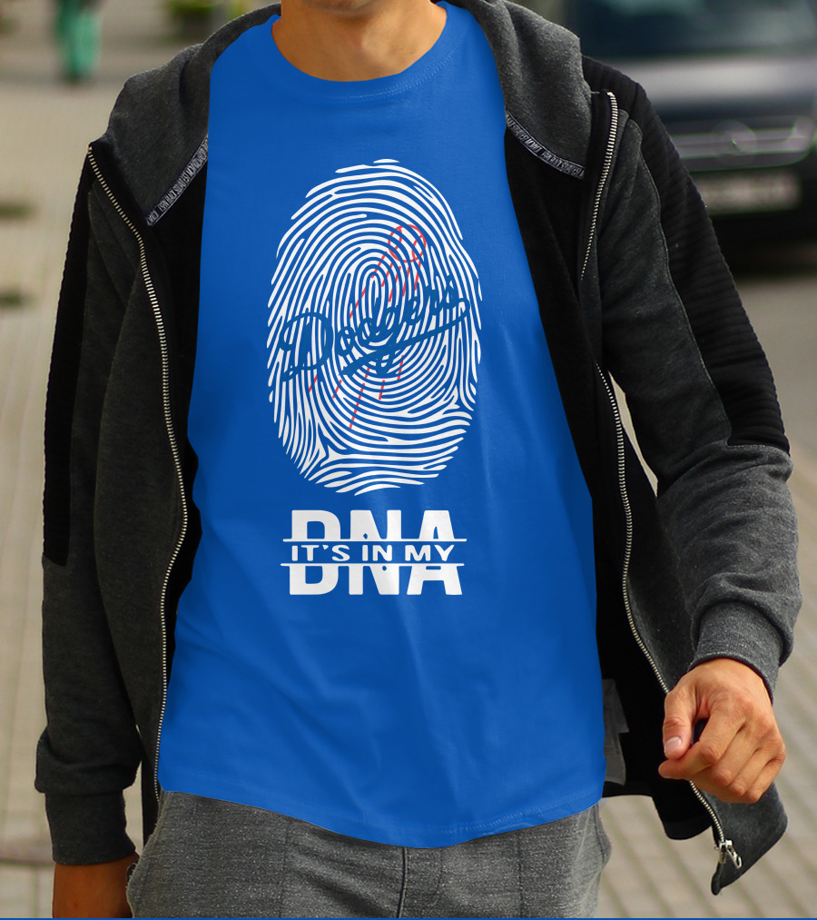 Los Angeles Dodgers Dna It's In My Dna T-Shirt