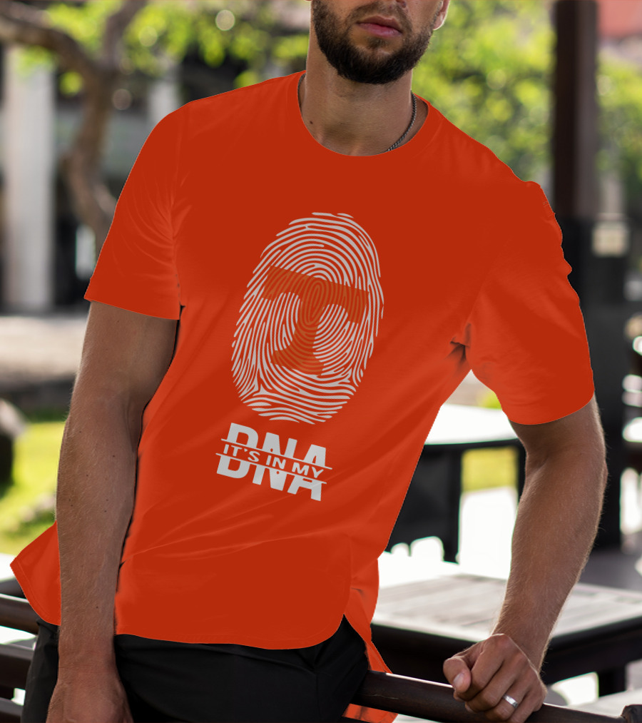 Tennessee Volunteers It's In My Dna Fingerprint Style T-Shirt