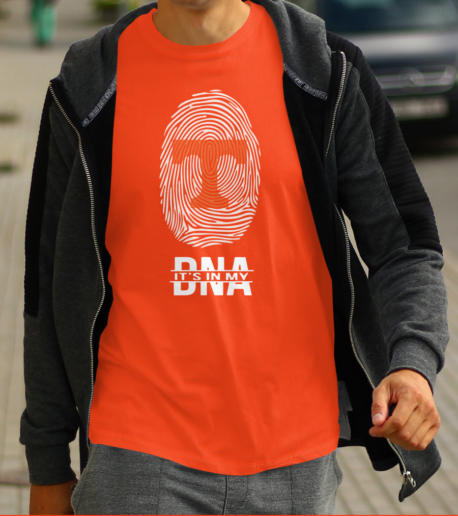 Tennessee Volunteers It's In My Dna Fingerprint Style T-Shirt