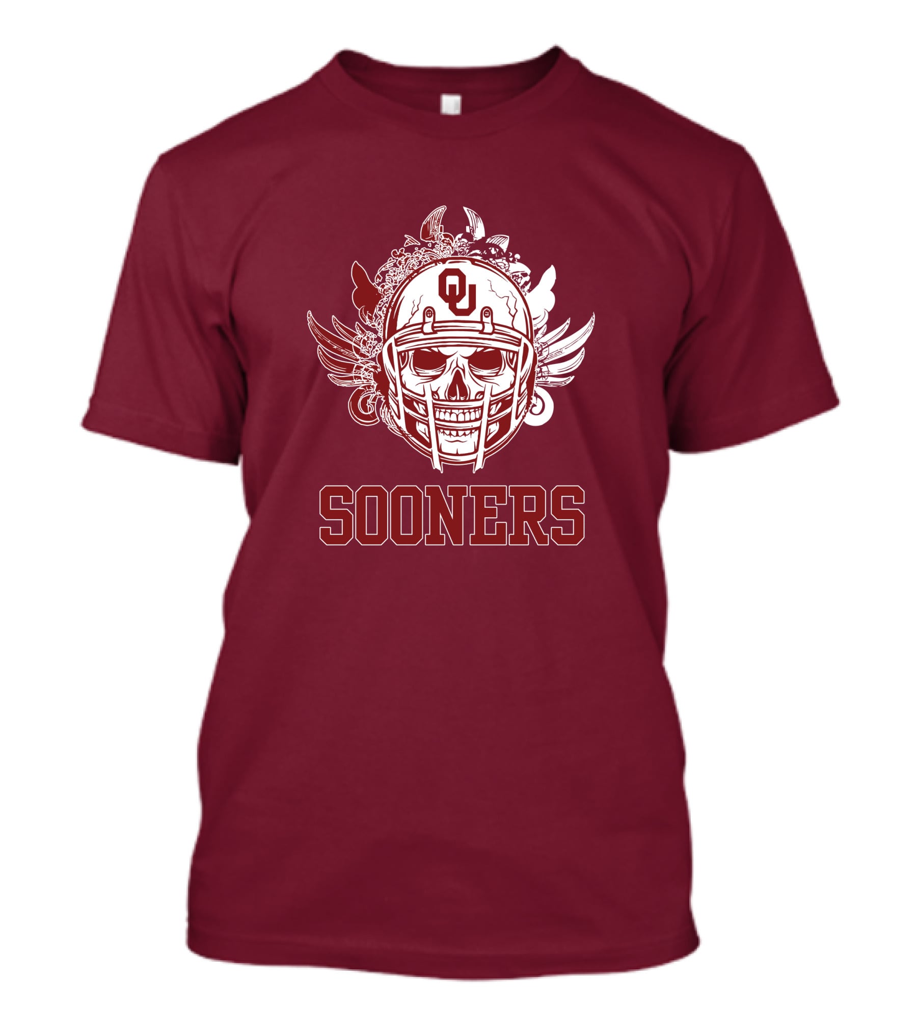 Sooners Skull Helmet OU T-Shirt