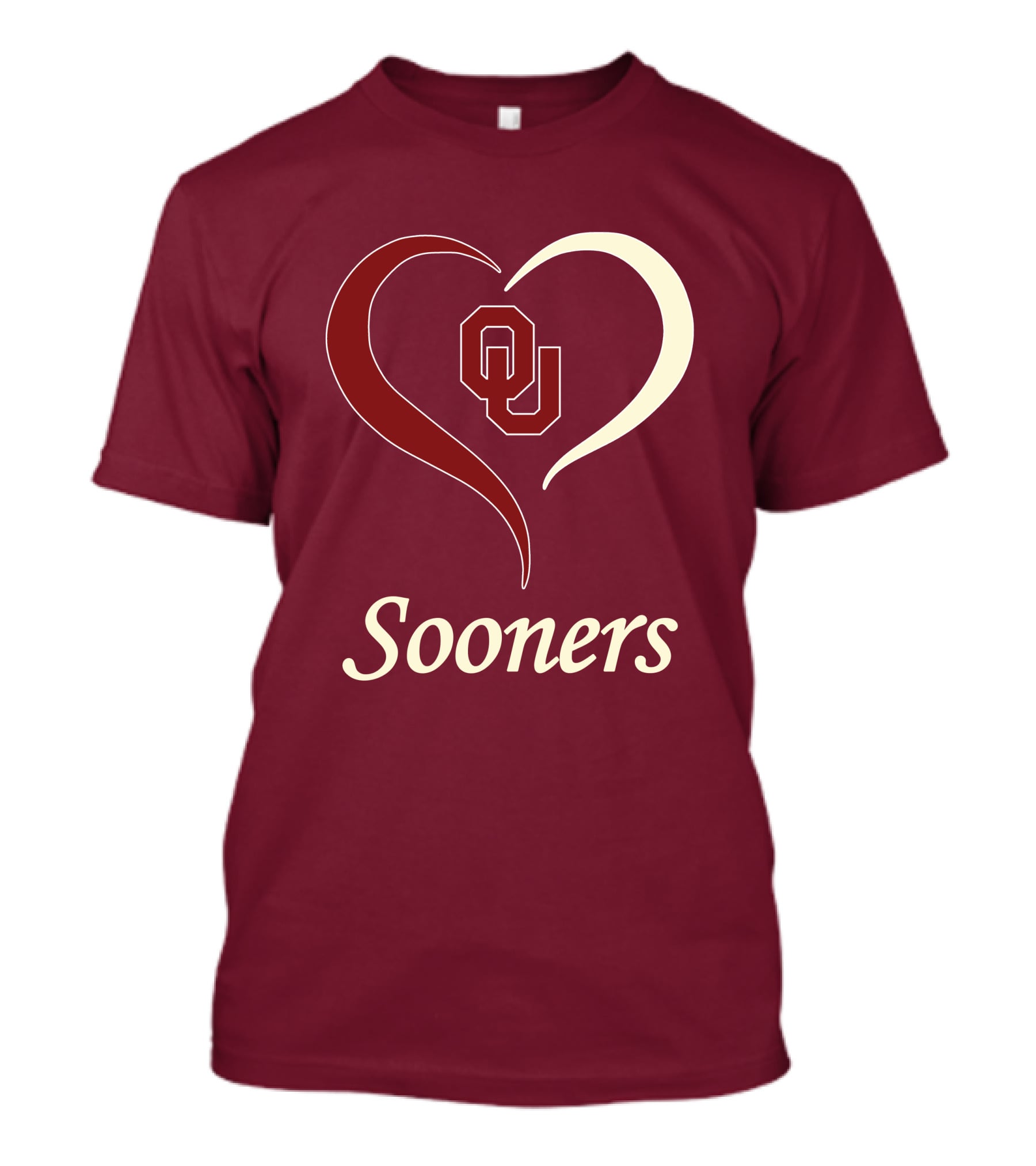 Sooners OU Heart T-Shirt