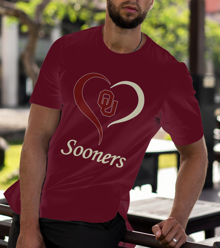 Sooners OU Heart T-Shirt
