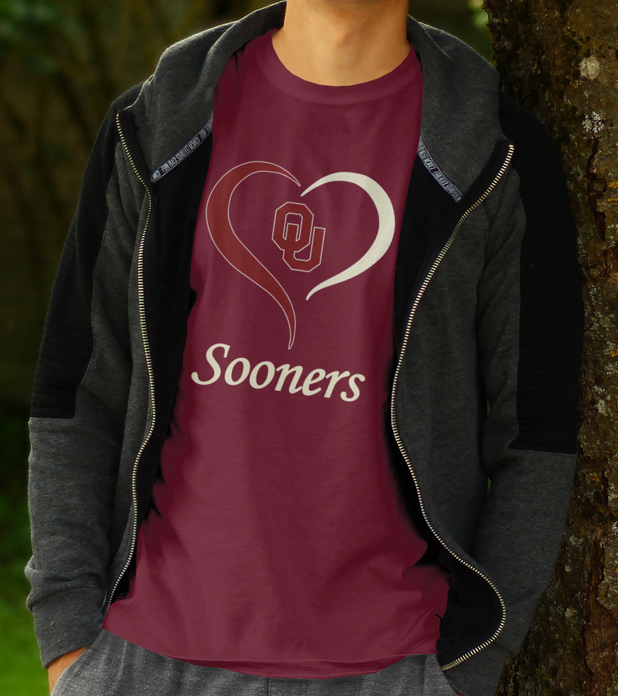 Sooners OU Heart T-Shirt