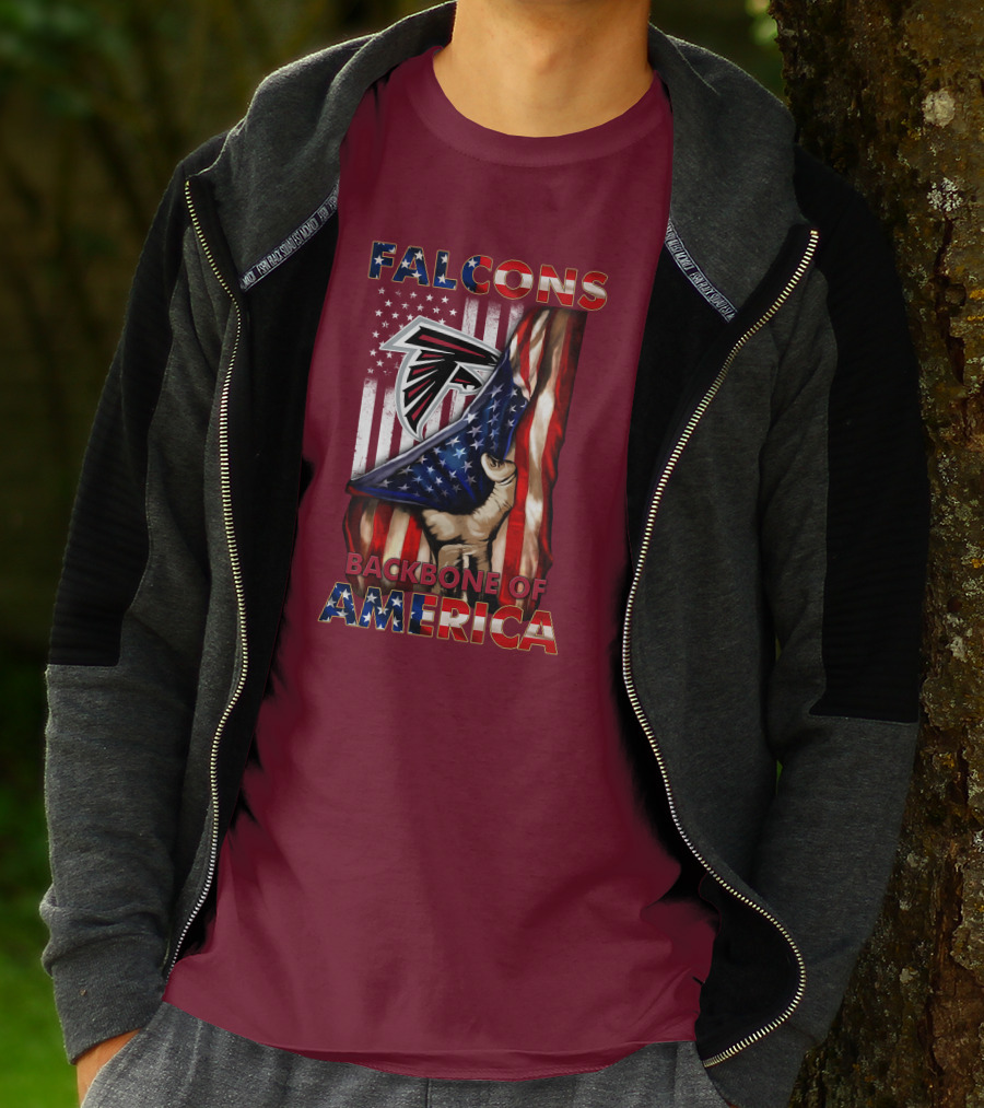 Falcons Backbone Of America Patriots T-Shirt