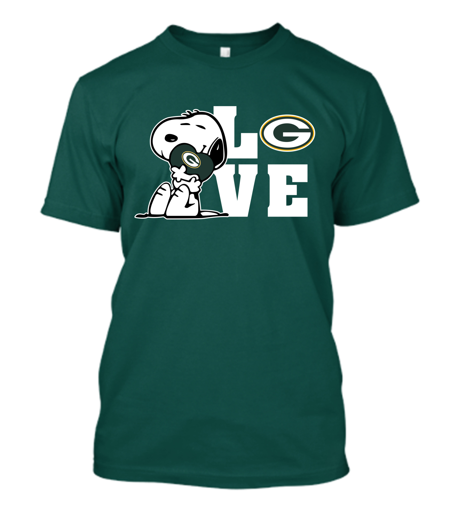 Snoopy Love Green Bay Packers T-Shirt
