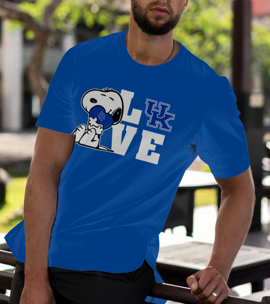 Snoopy Love Uk Kentucky Wildcats T-Shirt