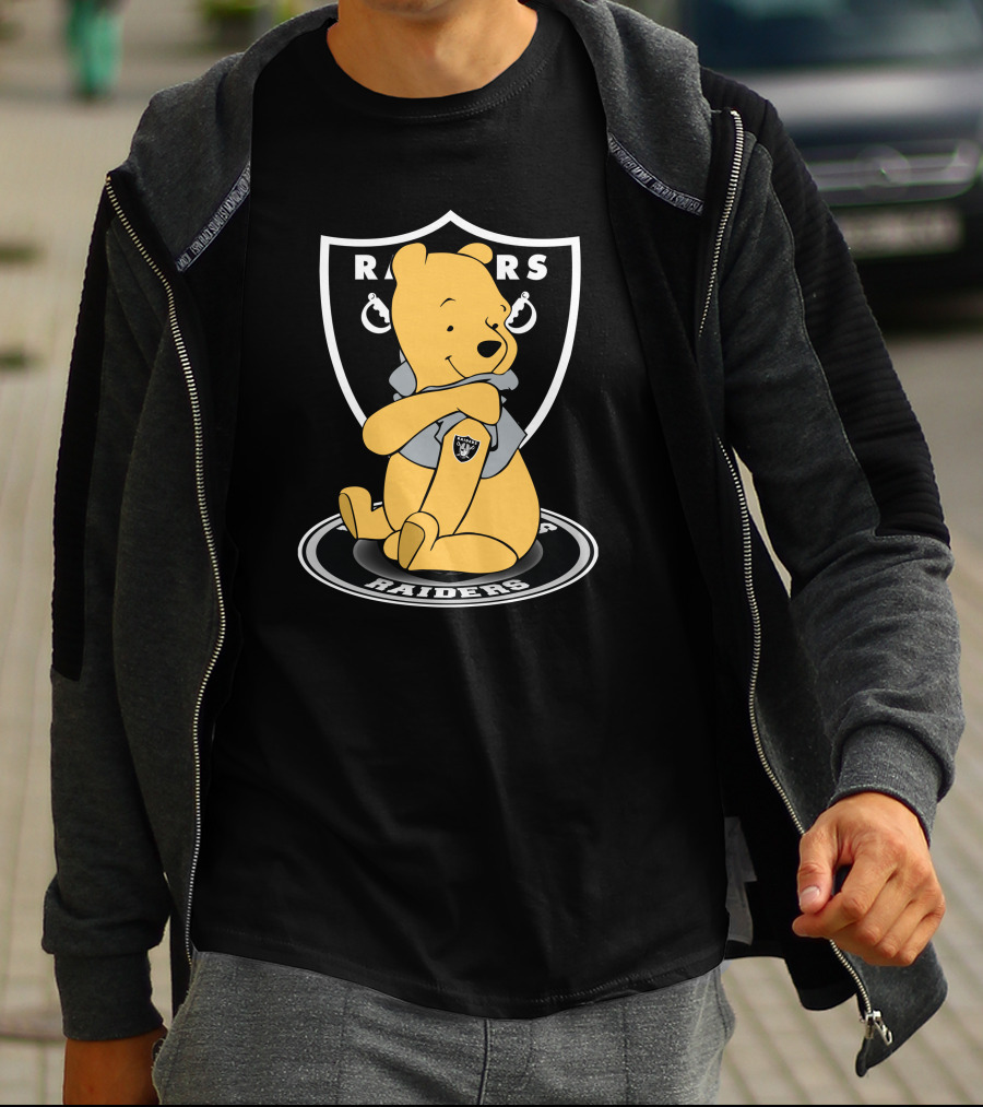 Las Vegas Raiders Winnie The Pooh Raiders T-Shirt