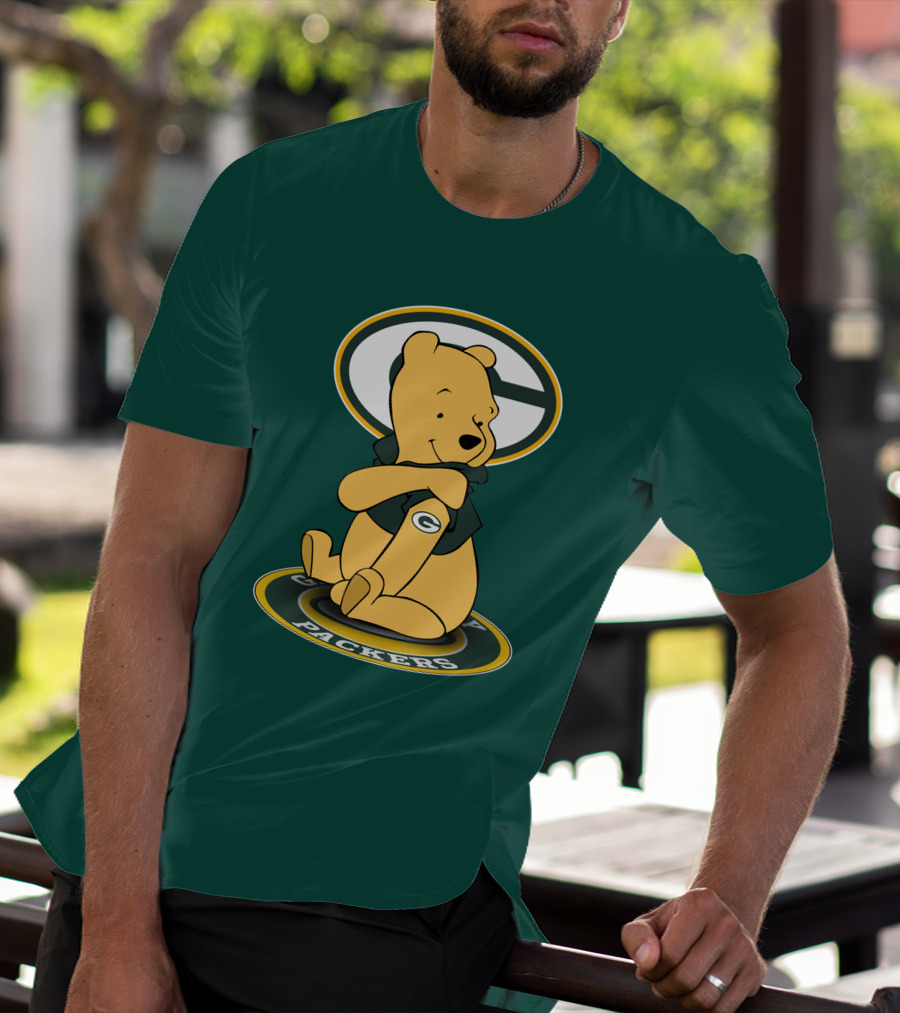 Green Bay Packers Winnie The Pooh G Logo Packers T-Shirt