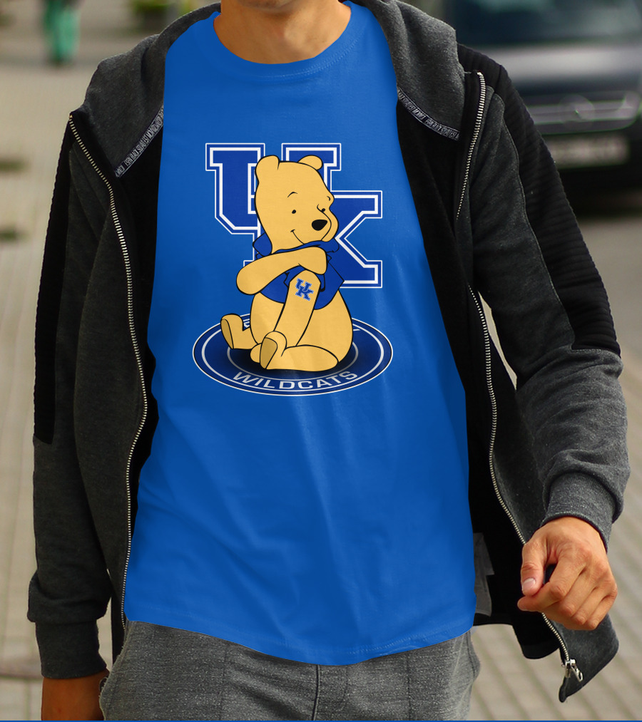 Winnie The Pooh Kentucky Wildcats UK T-Shirt