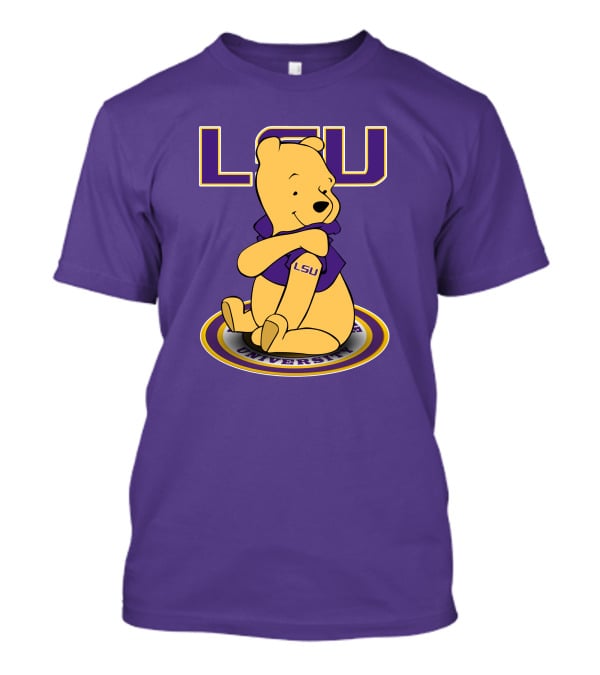 LSU Tigers Winnie The Pooh University Mascot T-Shirt