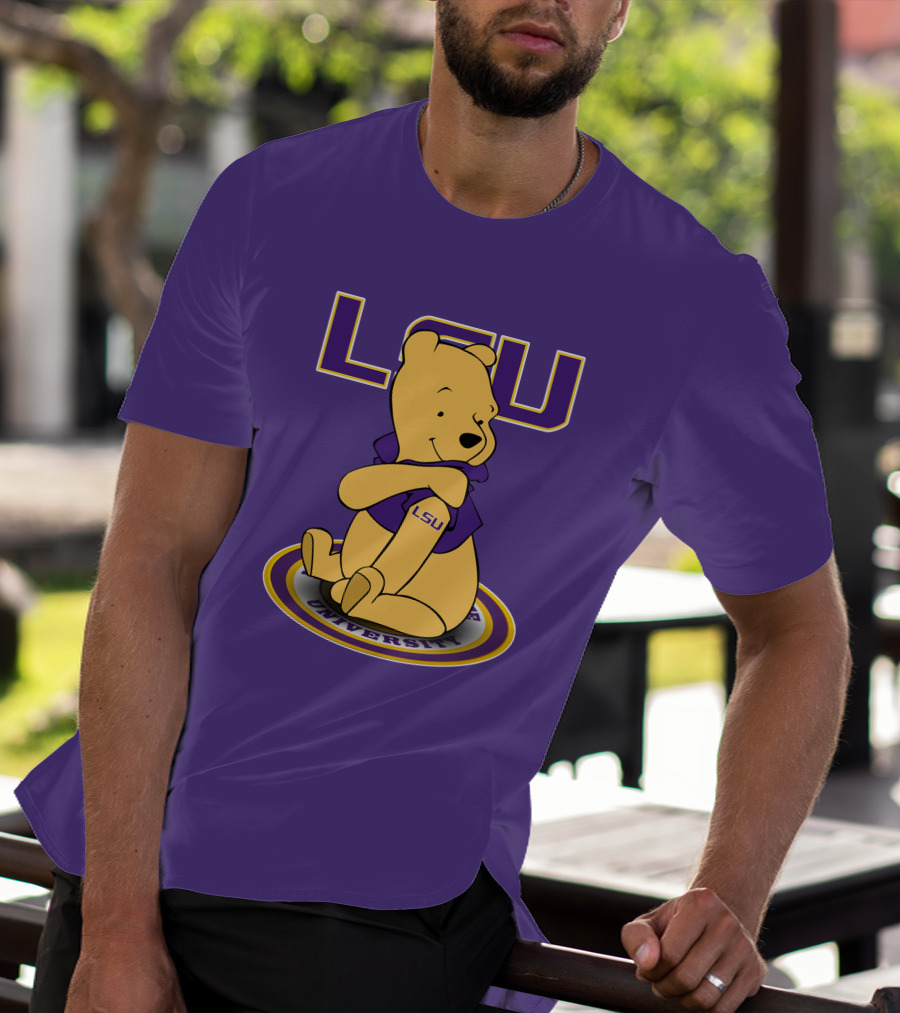 LSU Tigers Winnie The Pooh University Mascot T-Shirt