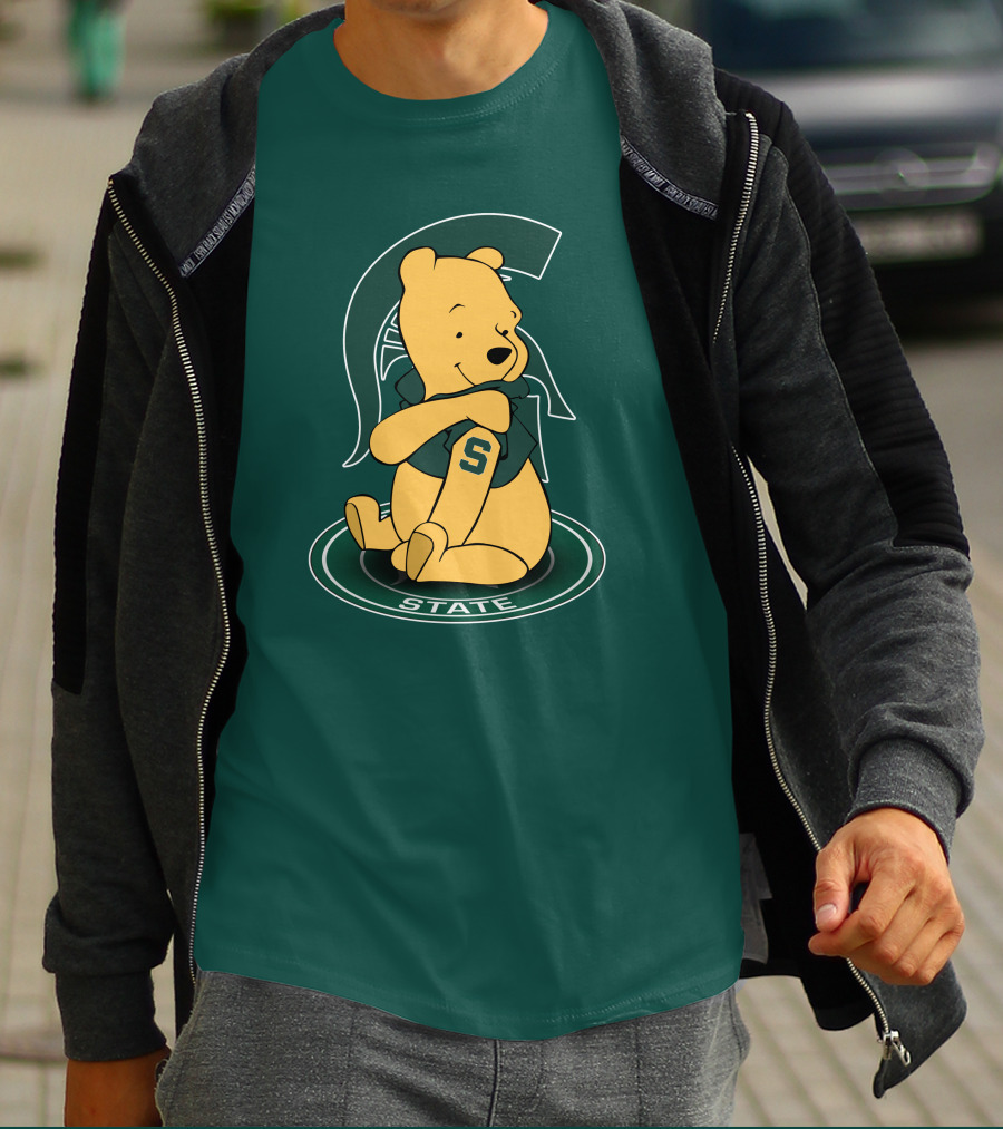 Michigan State Spartans Winnie The Pooh State T-Shirt