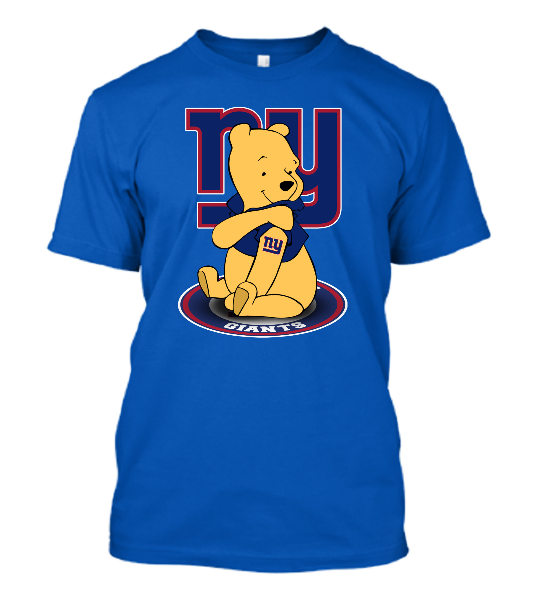 New York Giants Winnie The Pooh Ny Giants T-Shirt