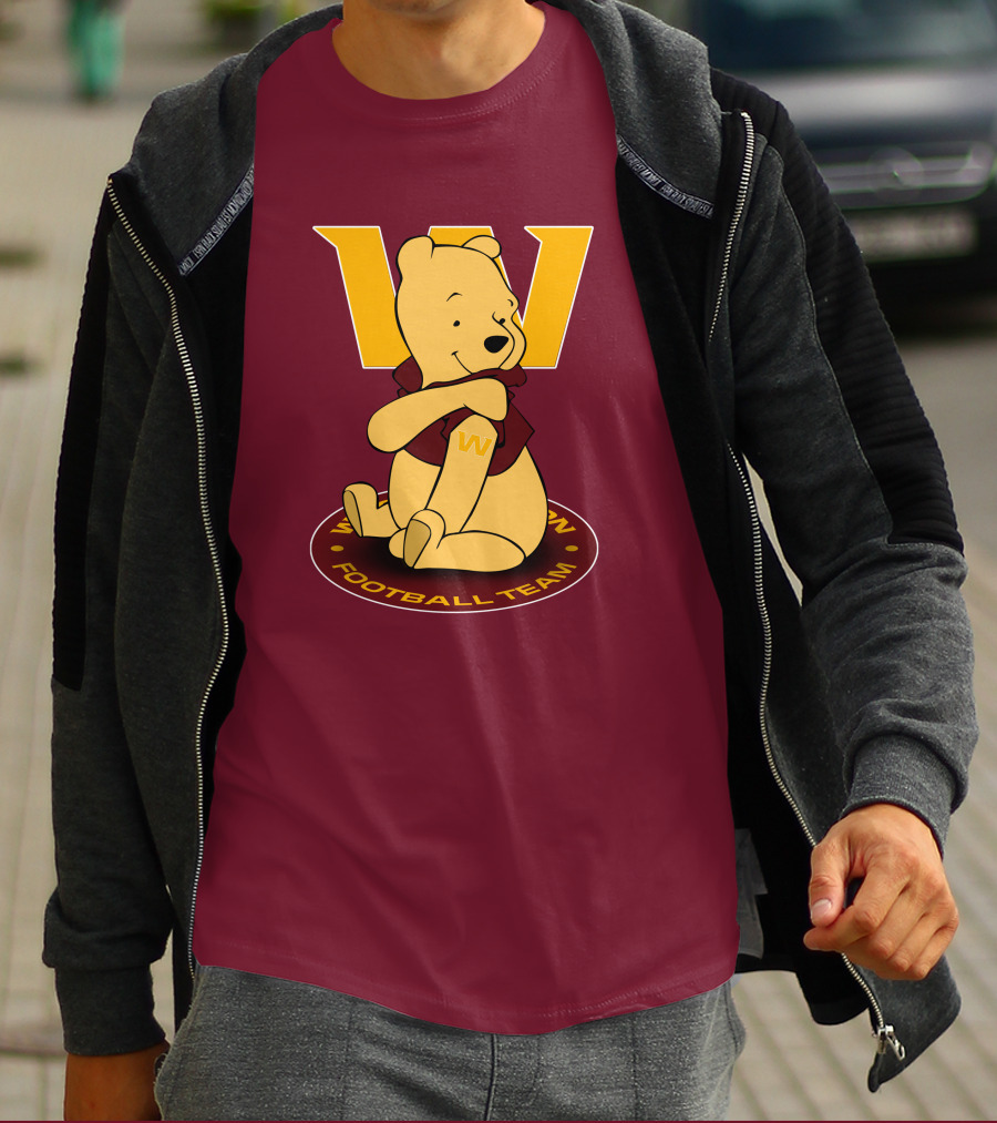 Washington Football Team W Winnie The Pooh T-Shirt