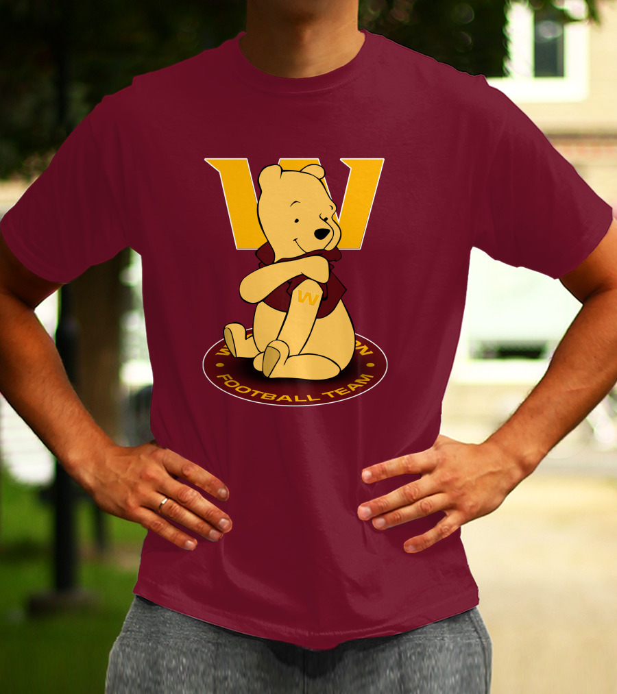 Washington Football Team W Winnie The Pooh T-Shirt