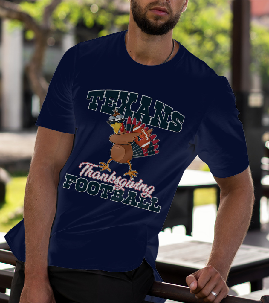 Texans Thanksgiving Football T-Shirt
