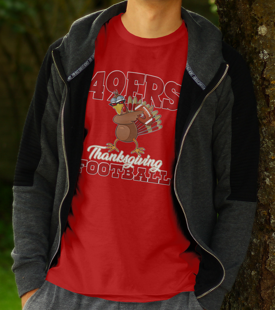 49ers Thanksgiving Football Turkey T-Shirt