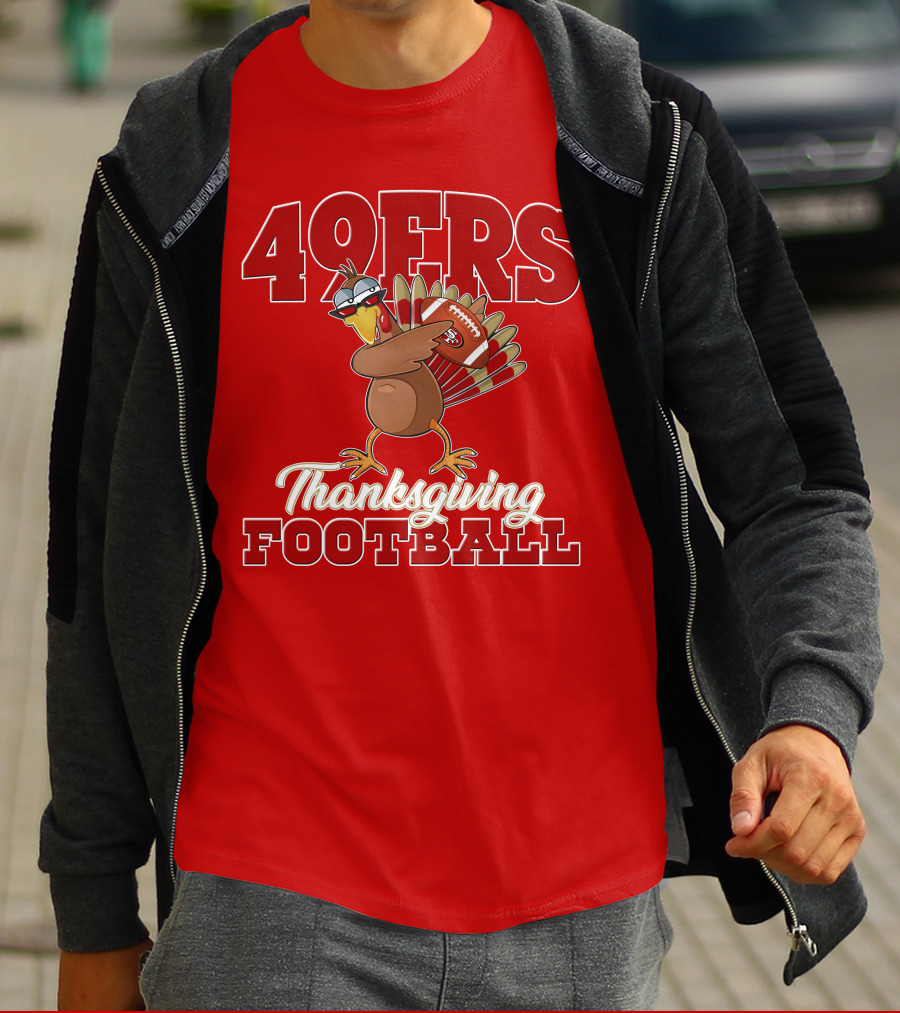 49ers Thanksgiving Football Turkey T-Shirt