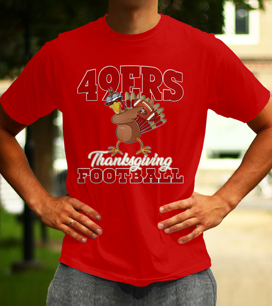 49ers Thanksgiving Football Turkey T-Shirt