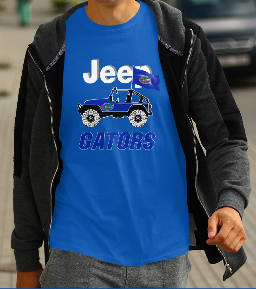 Jeep Florida Gators Flag Adventure T-Shirt