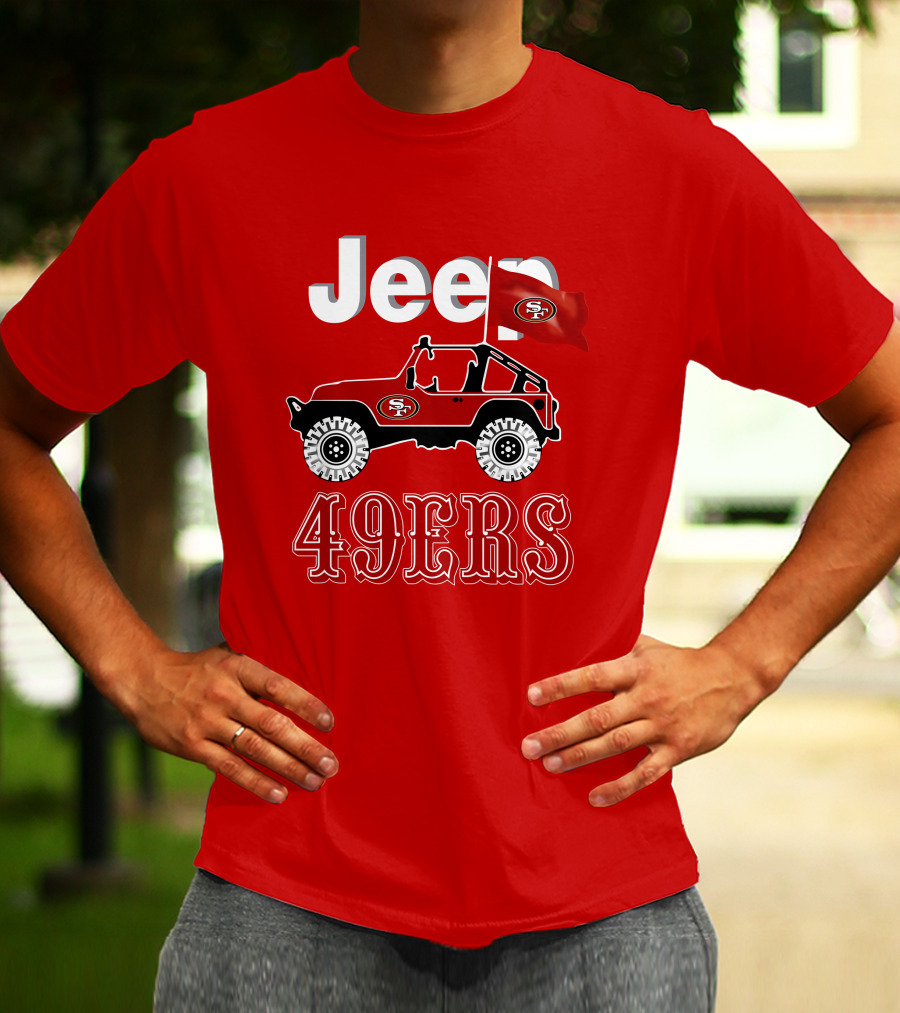 Jeep 49ers SF Flag T-Shirt