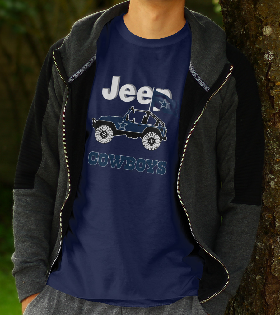 Dallas Cowboys Jeep Star Logo Flag T-Shirt