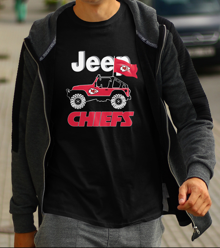 Jeep Kansas City Chiefs Red Flag T-Shirt