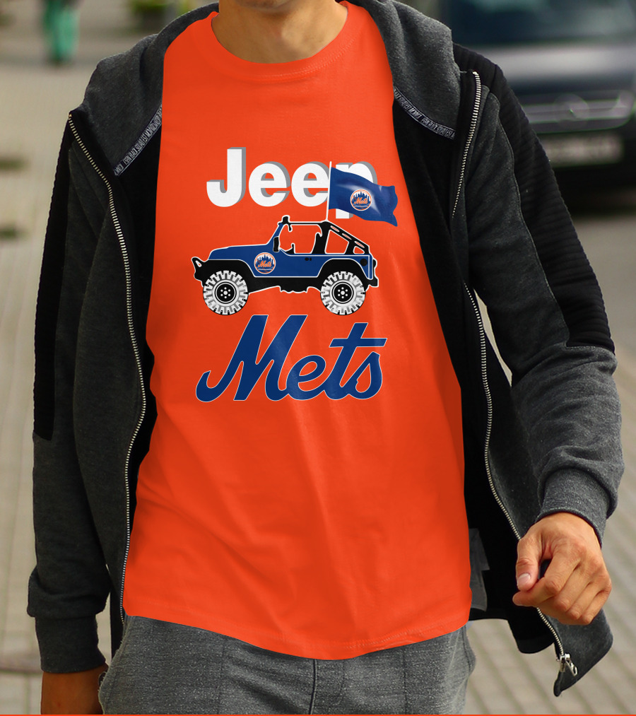 Jeep New York Mets Are Coming T-Shirt